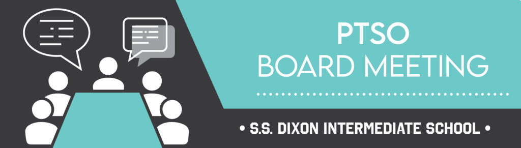 PTSO Board Meeting Banner